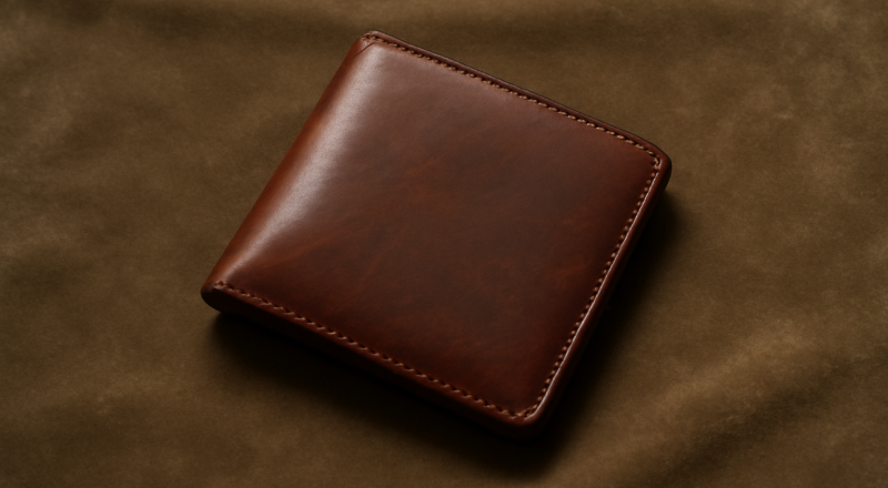 pochette posée sur une table en velours