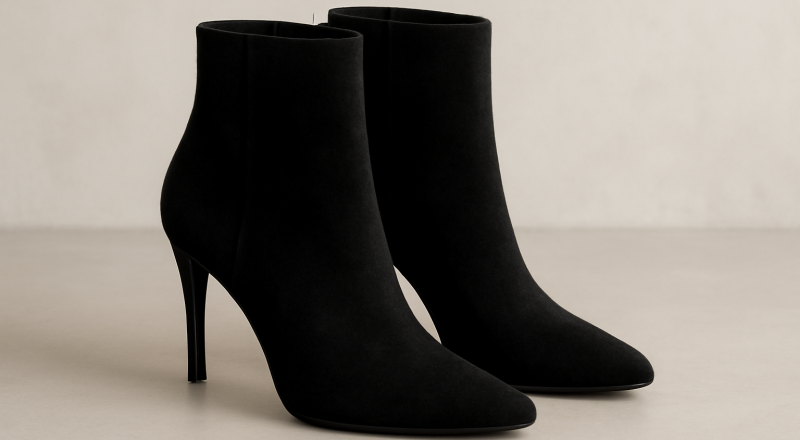 bottines fines posées côte à côte